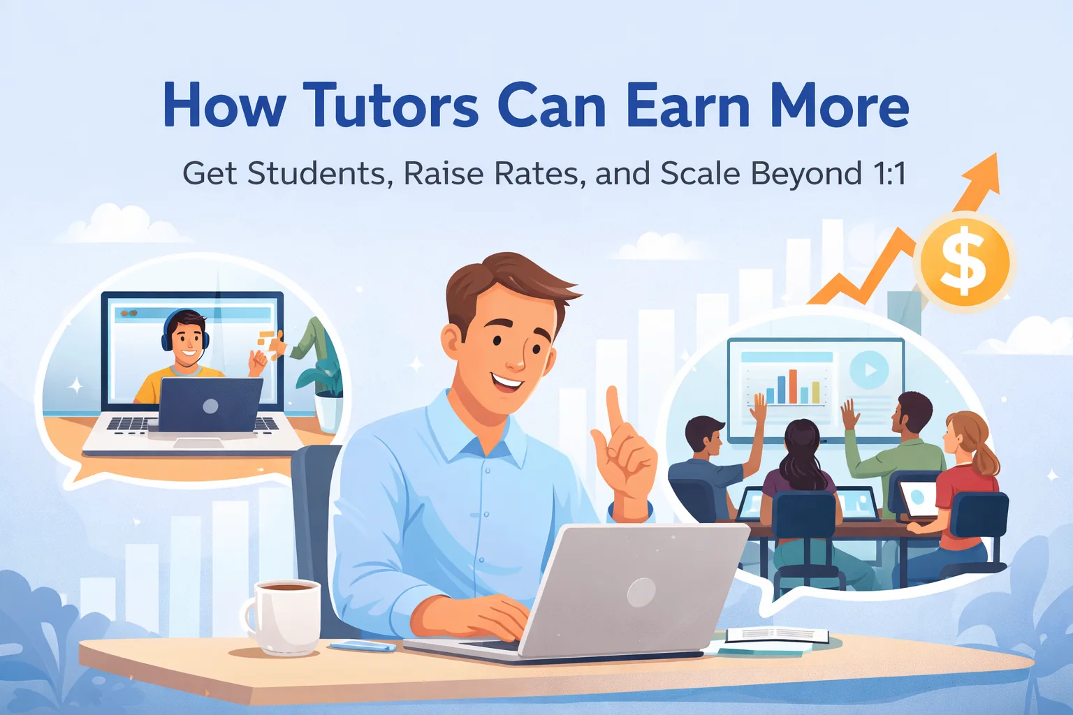 How can a tutor make more money? Finding students and creating courses
