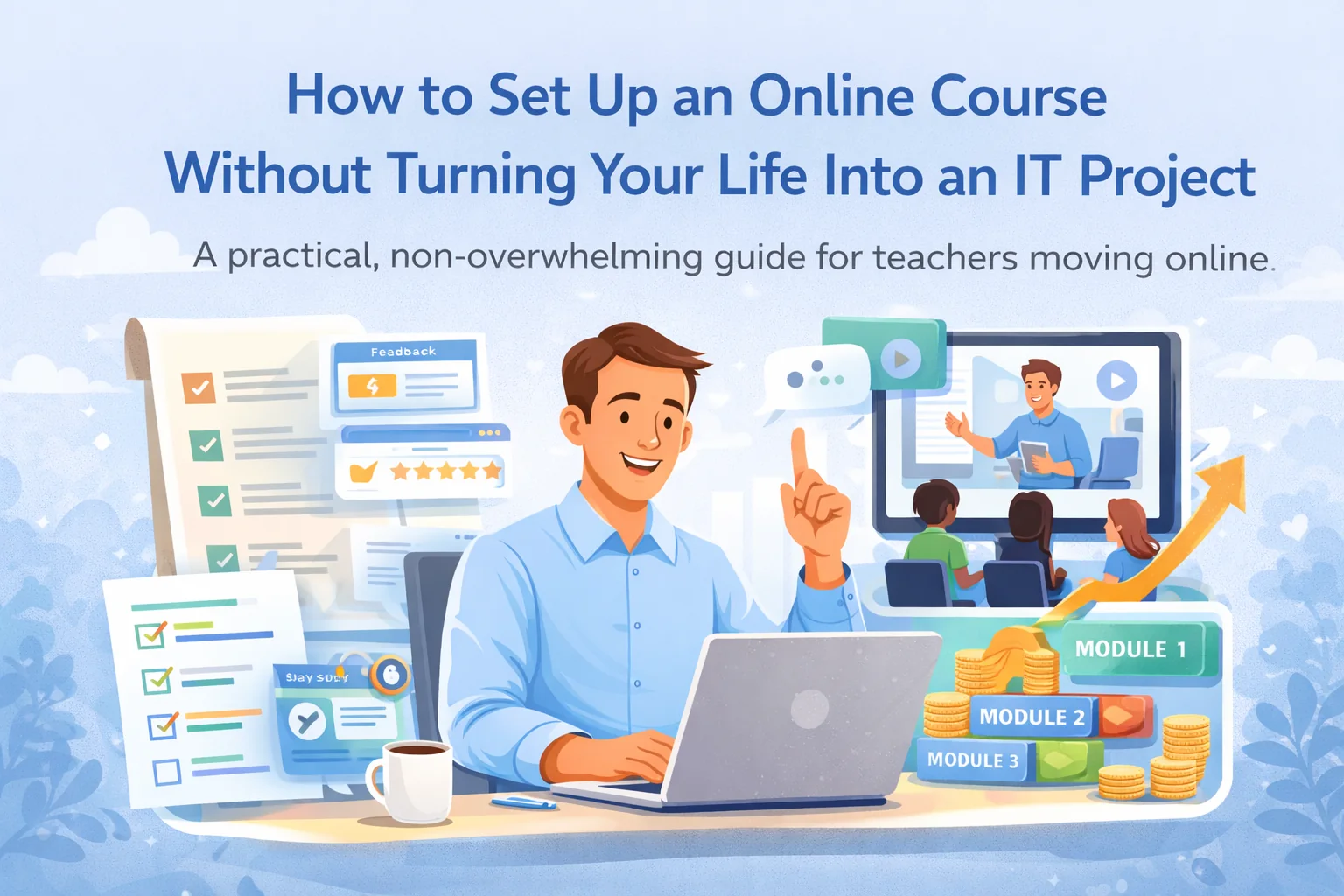Easy Setup for Online Courses: Simplifying the Digital Transition