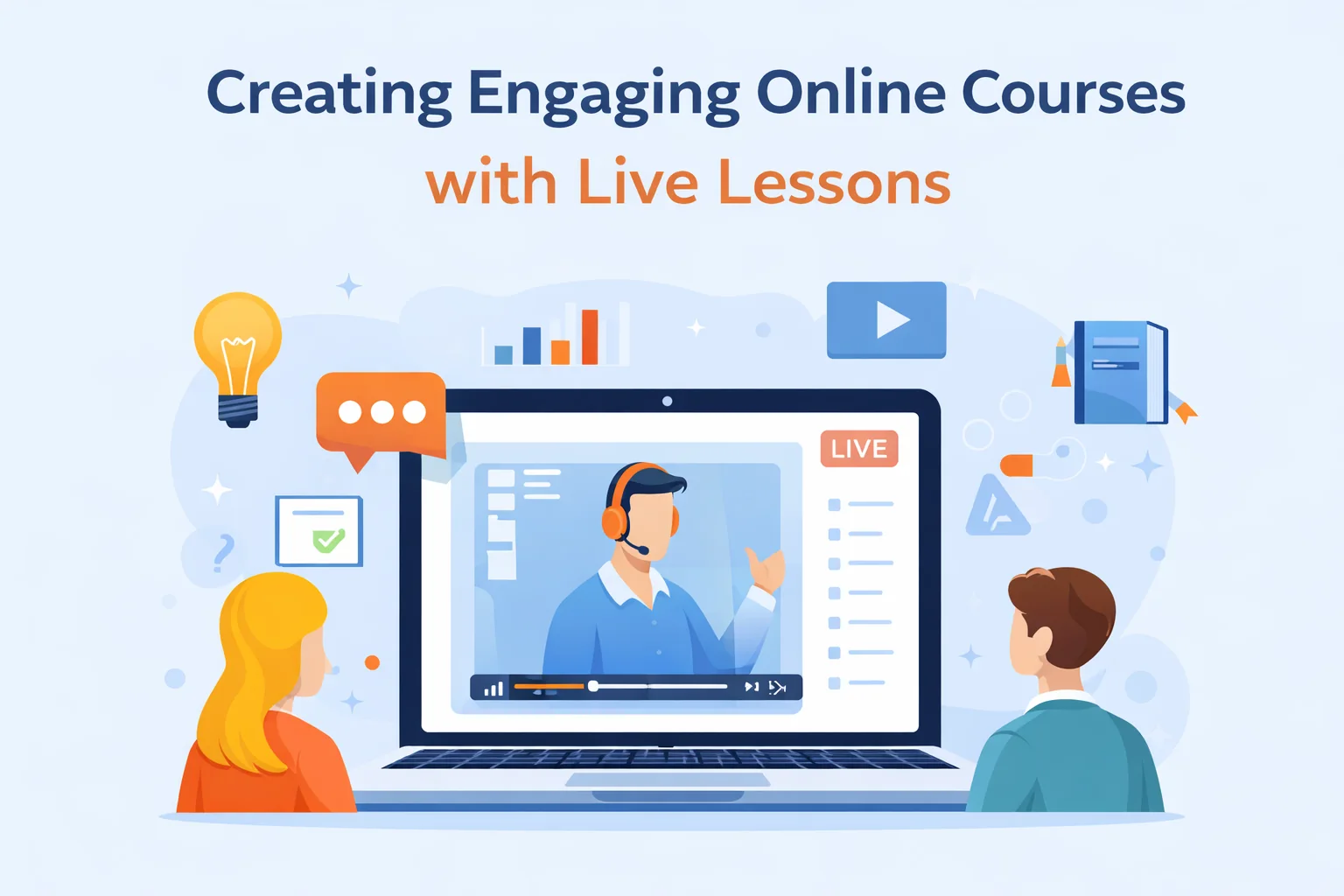 Creating Engaging Online Courses with Live Lessons: Tips and Tricks